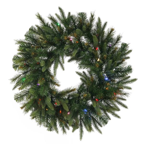 120" Artificial Cashmere Pine 600 Multi-Color Italian LED Lights