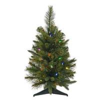 Vickerman 24" x 21" Artificial Cashmere Pine 50 Multi-Color Italian LED Lights