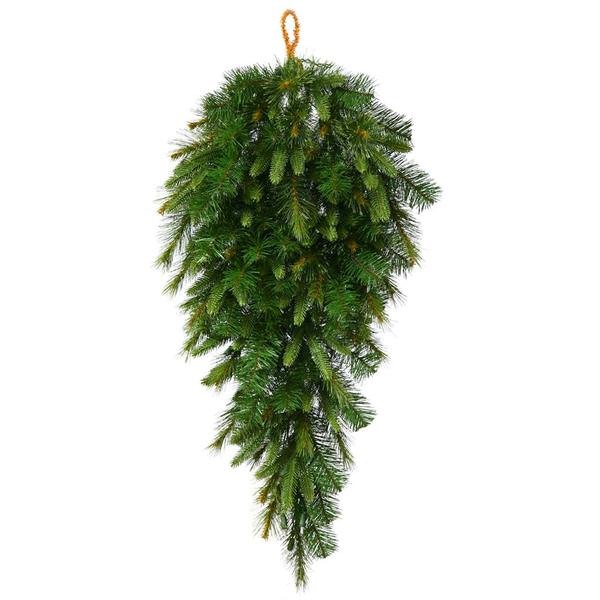 48" Artificial Cashmere Pine Teardrop