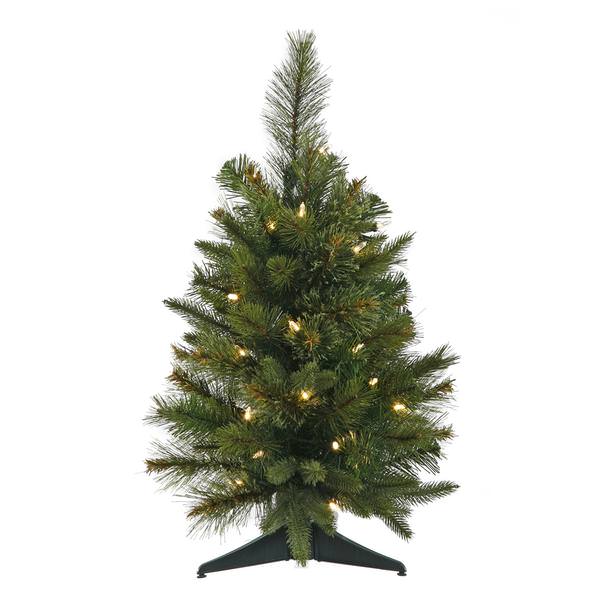 24" x 16" Artificial Cashmere Pine Battery Operated 30 Warm White Italian LED Lights