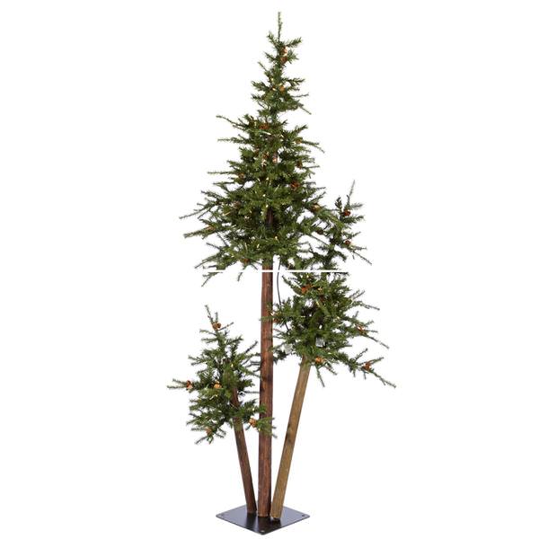 3.5' 5' 7.5' x 24" 36" 42" Artificial Triple Hokah Fir