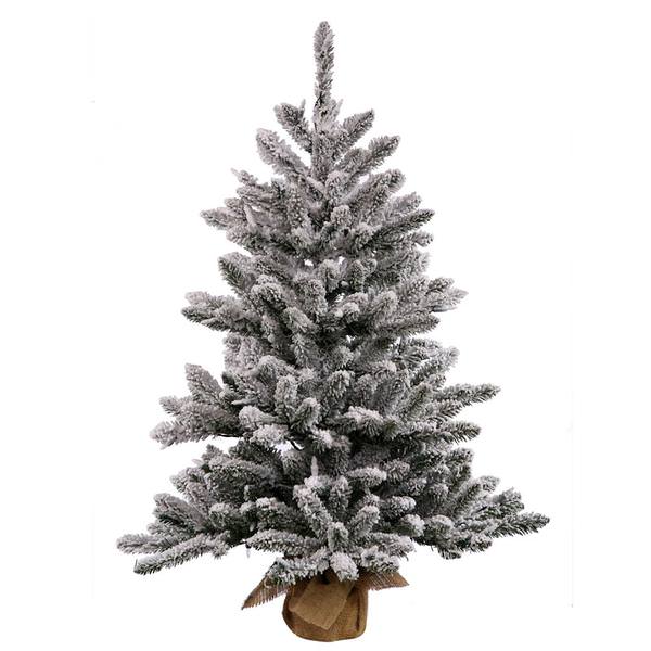 2' Artificial Flocked Anoka Pine