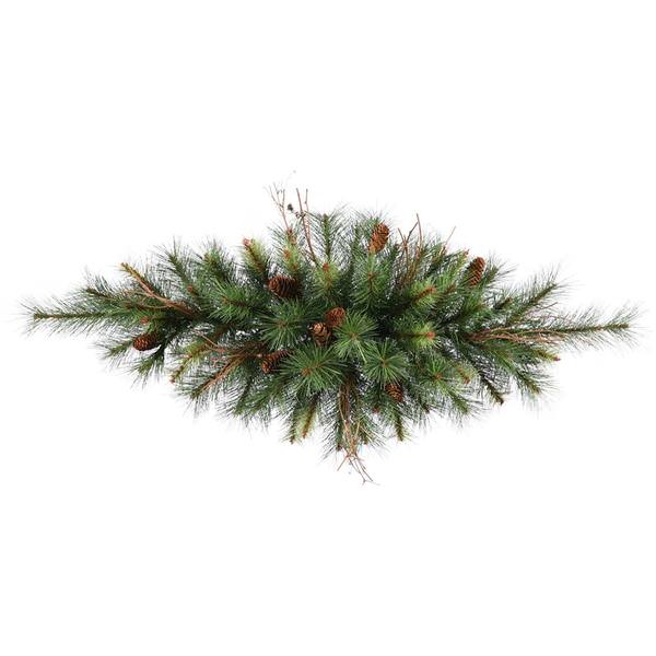 36" Artificial Caribou Mix Pine Swag