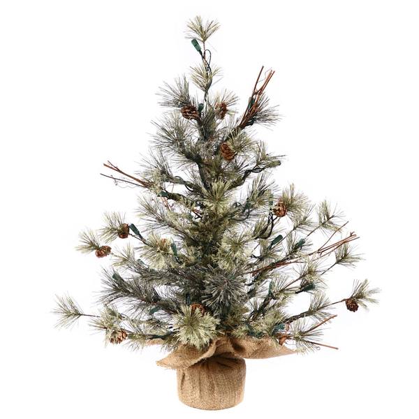 3' Artificial Dakota Pine with Pine Cones