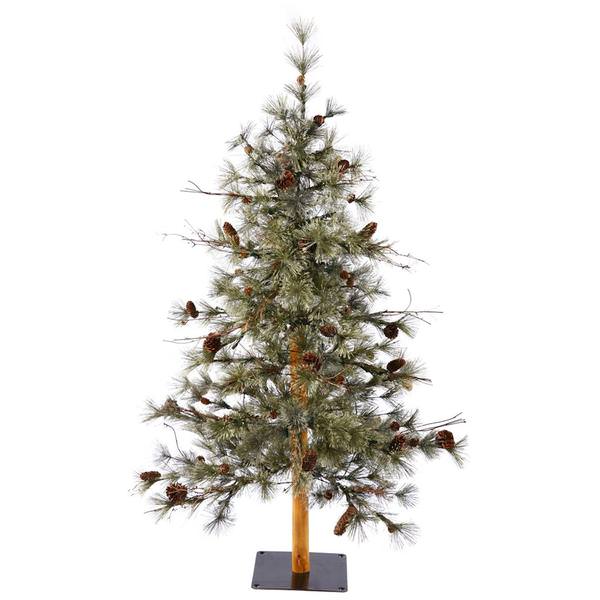 7' Artificial Dakota Alpine with Pine Cones