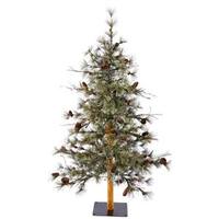 Vickerman 7' Artificial Dakota Alpine with Pine Cones