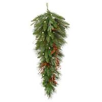 Vickerman 36" Artificial Mixed Pine Teardrop Battery Operated 25 Warm White Lights