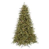 Vickerman 7.5' x 58" Artificial Valley Fir Hinged 900 Warm White Italian LED Lights