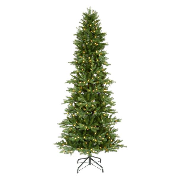 4.5' x 28" Artificial Tustin SlimFrasier 200 Warm White LED Lights