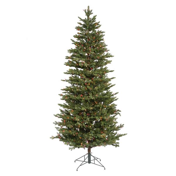 7.5' x 46" Artificial Waseca Frasier Fir 800 Multi-Color Lights