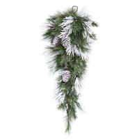 Vickerman 36" Artificial Flocked Mixed Pine Teardrop