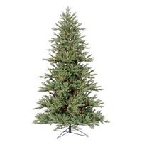 Vickerman 6.5' x 51" Artificial Med Blue Noble Fir 400 Multi-Color Lights