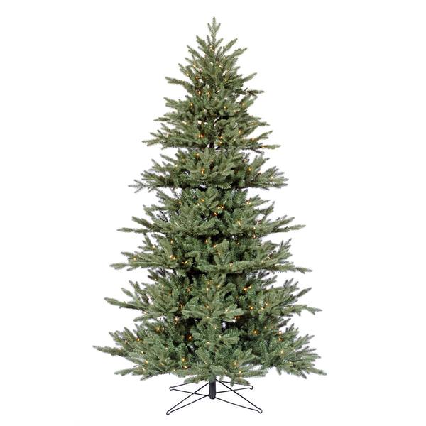 9' x 63" Artificial Medium Blue Noble Fir 750 Clear Lights