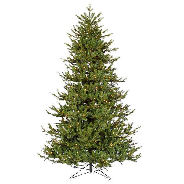 8.5' x 65" Artificial Granton Spruce 850 Clear Lights