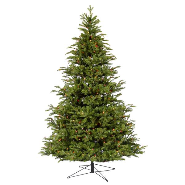 7.5' x 61" Artificial Norwood Fir 700 Multi-Color Lights