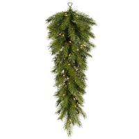 Vickerman 36" Artificial Augusta Pine Teardrop 50 Clear Lights
