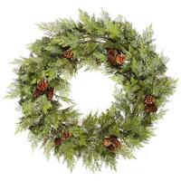 Vickerman 30" Artificial Cedar with Pine Cones