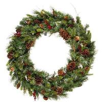 Vickerman 36" Artificial Cibola Mix Berry with Pine Cones
