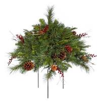 Vickerman 1.5' x 36" Artificial Cibola Mix Berry Bush