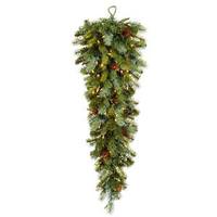 Vickerman 36" Artificial Elkton Mix Pine Teardrop 50 Clear Lights
