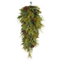 Vickerman 36" Artificial Sciota Mix Pine Teardrop 50 Clear Lights