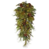 Vickerman 36" Artificial Sciota Mix Teardrop 50 Warm White Italian LED Lights