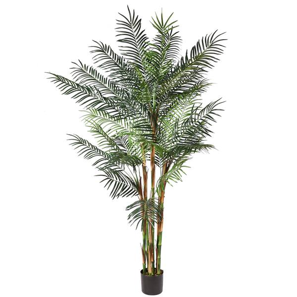 7' Potted Artificial Reed Palm