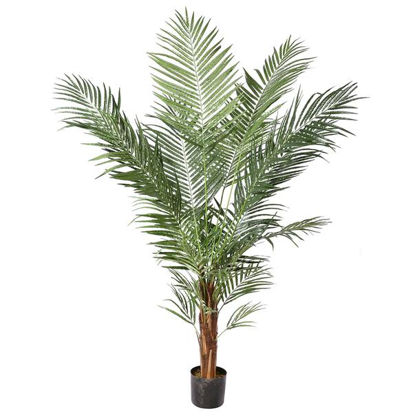 7.5' Potted Artificial Areca Palm