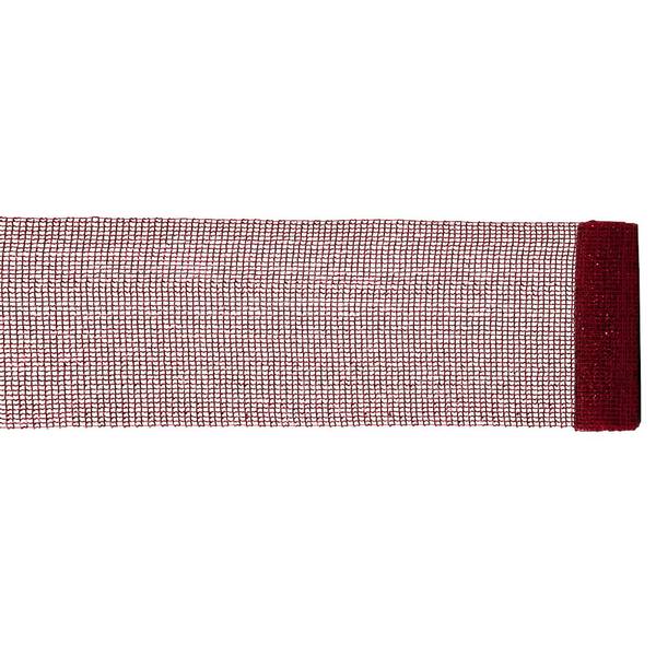 12' x 6" Magenta Mesh Sparkle Ribbon