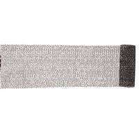 Vickerman 12' x 6" Black / Silver Mesh Sparkle Ribbon