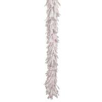 Vickerman 8.5' x 8" Artificial White Foil Garland