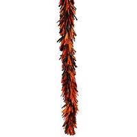 Vickerman 8.5' x 8" Artificial Black & Orange Foil Garland