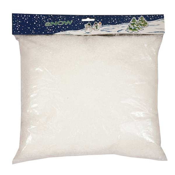 1 lb. Bag White Plastic Snow