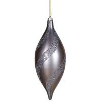 Black Colored Christmas Tree Drop Style Ornaments