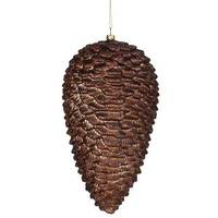 Brown Colored Christmas Tree Pine Cone Ornaments