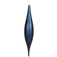 Vickerman 22" Sea Blue Matte Glitter Skinny Drop Ornament