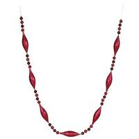 Vickerman 6' Burgundy Matte Glitter Garland Ornament