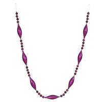 Vickerman 6' Purple Matte Glitter Garland Ornament