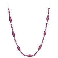 Vickerman 6' Cerise Matte Glitter Garland Ornament