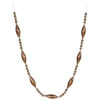 Vickerman 6' Antique Gold Matte Glitter Garland Ornament