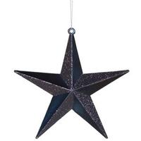 Vickerman 6" Sea Blue Glitter Star Ornament