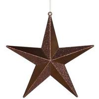 Vickerman 8" Chocolate Glitter Star Ornament