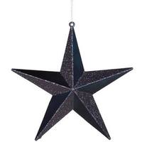 Vickerman 8" Sea Blue Glitter Star Ornament