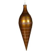 Vickerman 36" Antique Gold Glaze Glitter Sequin Finial Ornament