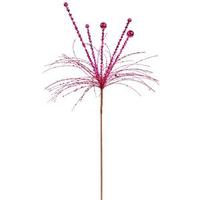 Vickerman 31" Cerise Sequin Berry Spray