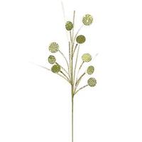Vickerman 30.5" Green Sequin Spray