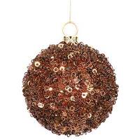 Vickerman 2.75" Chocolate Sequin Ball Ornament