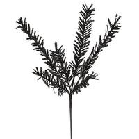 Vickerman 21" Black Rosemary Spray
