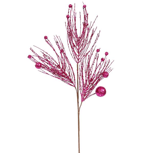 29" Cerise Pine Ball Spray