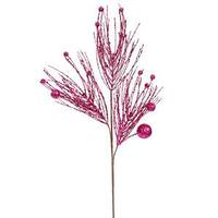 Vickerman 29" Cerise Pine Ball Spray